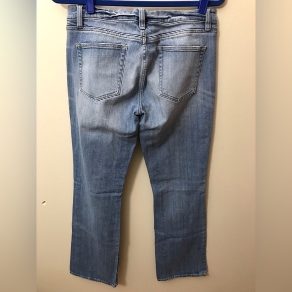 J. Crew Womens Cotton Mid Rise Bootcut Full Zip Faded Light Wash Jeans Size 29R - Picture 11 of 15